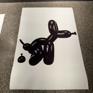 Balloon Dog Pooping Canvas